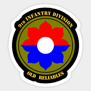 9th Infantry Division Sticker